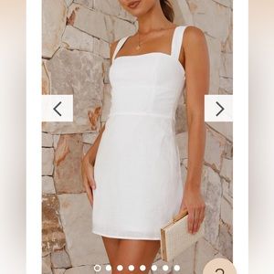 Brand new never worn Billy j white dress size 10 in Australian sizing